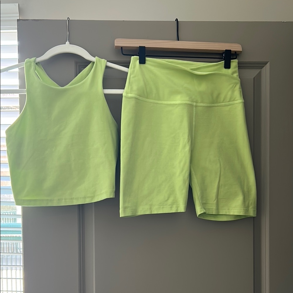Neon Green Beyond Yoga Set